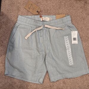Mens Weatherproof Brand Shorts in Teal Mist Color - Size Small - Brand New!